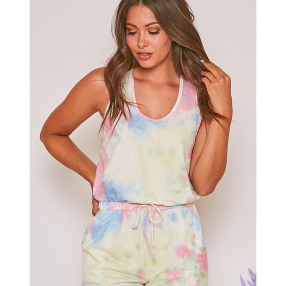 Escape The Day Tie Dye Jumpsuit - Picture 5 of 5